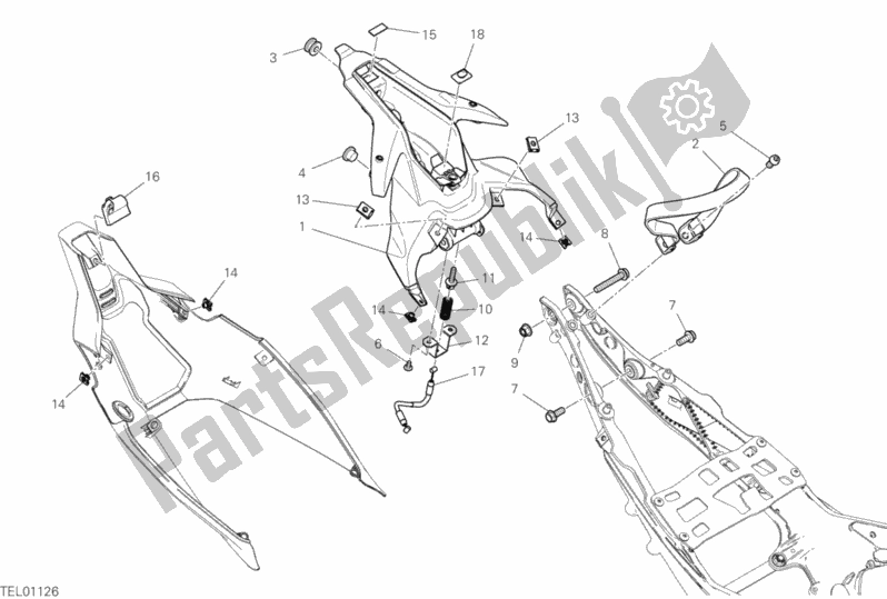 All parts for the Locker of the Ducati Superbike Panigale V4 Thailand 1100 2020